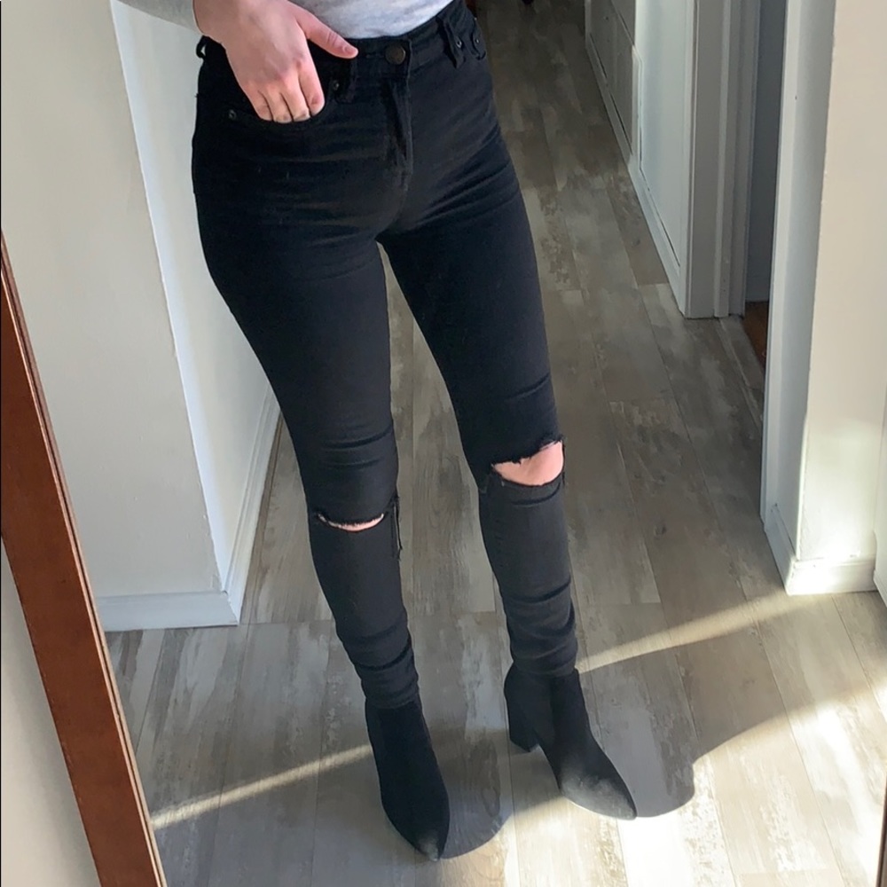 J.CREW HIGH RISE LOOKOUT JEANS